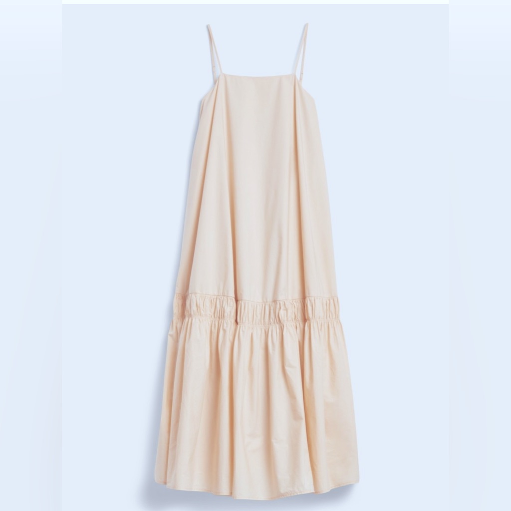 Banana Republic White Maxi Dress With Spaghetti Straps